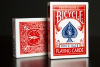 Bicycle Rider Back Standard - Poker Size ( red )